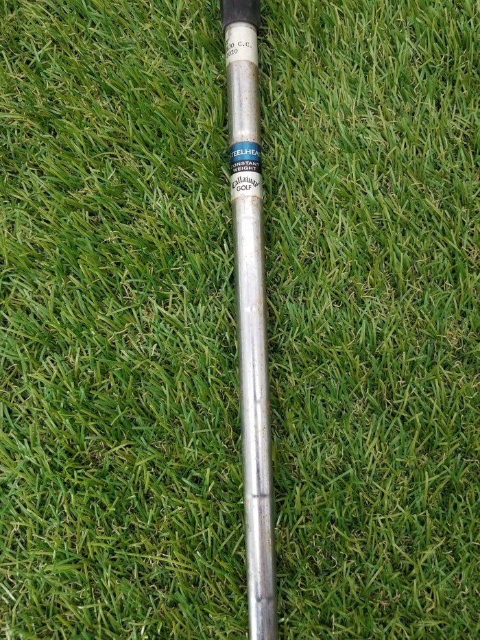 2000 CALLAWAY STEELHEAD X14 LOB WEDGE REGULAR STEEL SHAFT 35" POOR
