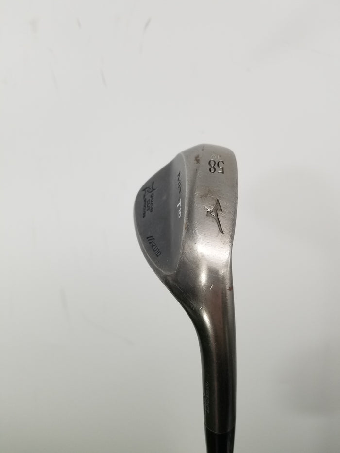 2010 MIZUNO MP T10 BLACK SATIN WEDGE 58*/10 WEDGEFLEX STEEL 35.25" GOOD