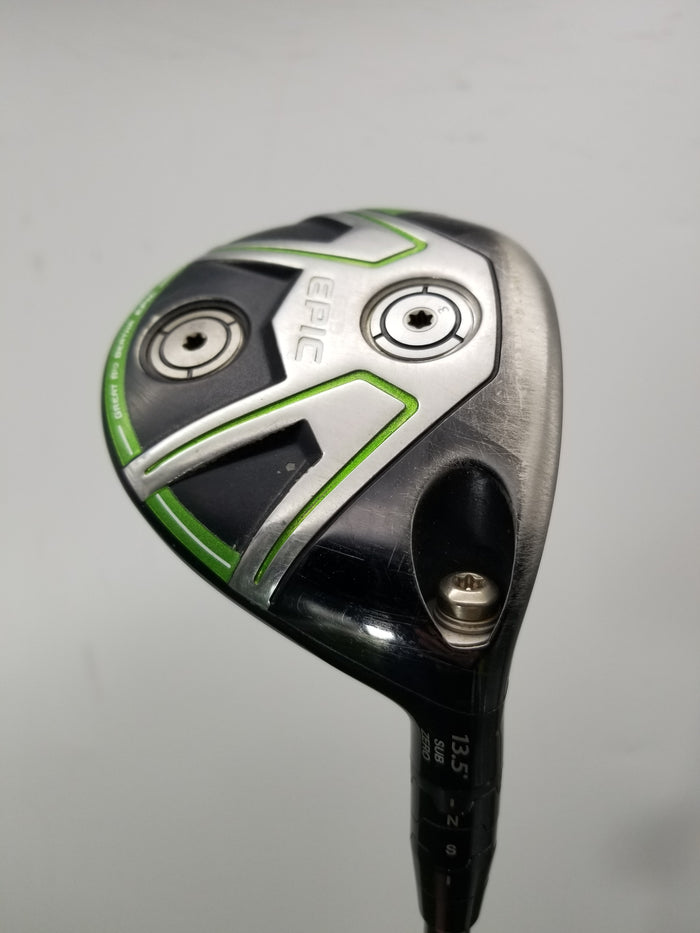 2017 CALLAWAY GBB EPIC SUB ZERO 3 WOOD 13.5* XSTIFF ALDILA ROGUE MAX 75 +HC FAIR