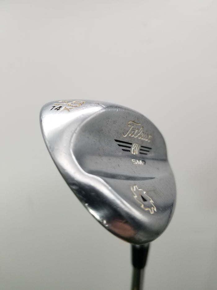 2018 TITLEIST VOKEY SM7 CHROME WEDGE 58/14K WEDGE FLEX VOKEY STOCK 34.5" GOOD