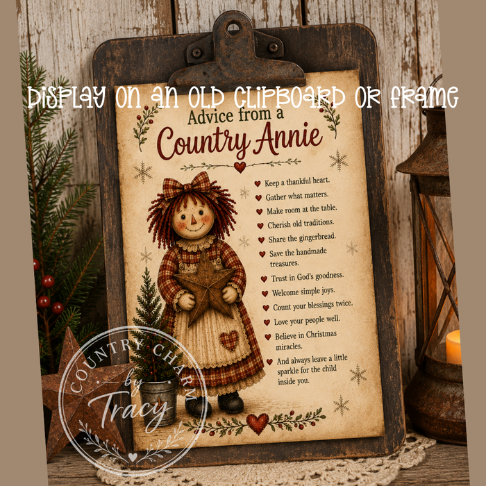 Advice from a Country Annie - Printable Bundle