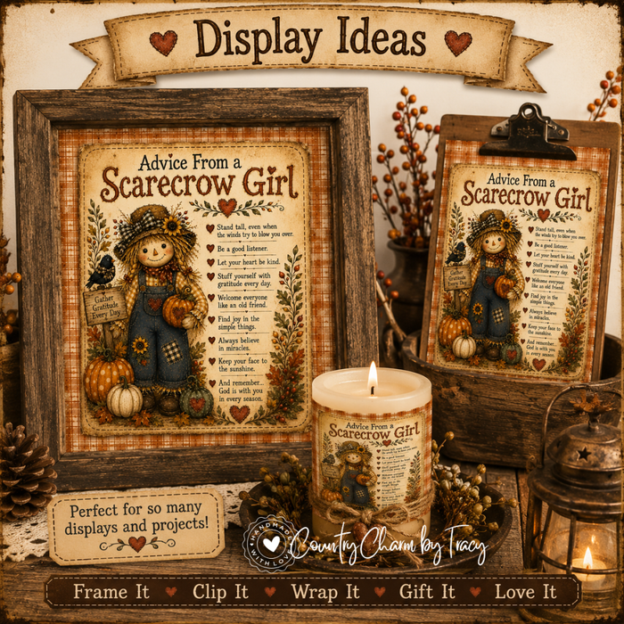 Advice from a Scarecrow Girl - Ultimate Printable Bundle Instant Download