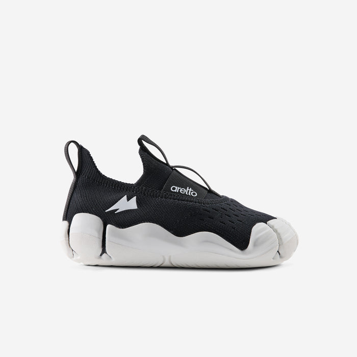 Aretto Leaps Black Kids Shoes