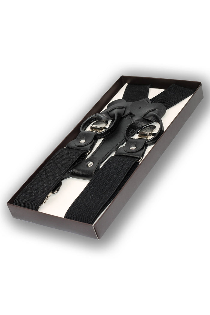 BLACK ADJUSTABLE CLIP ON BRACES