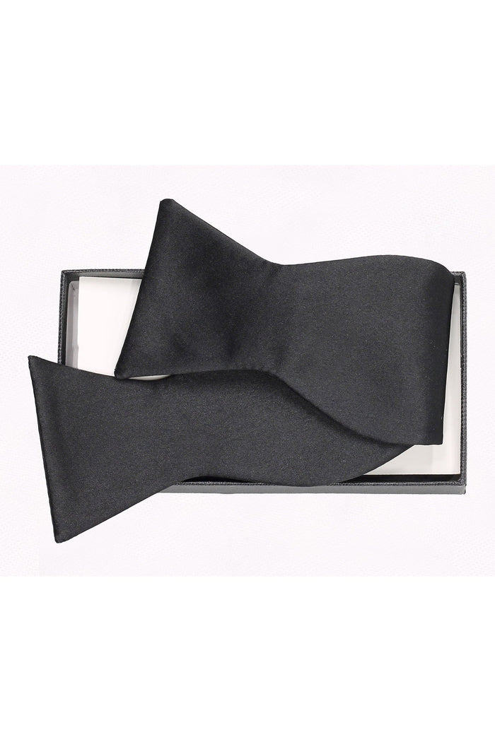 BLACK SELF - TIE BOW TIE SET