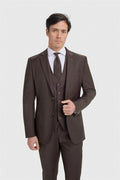 Cavani Bond Auburn Men’s Wool Blend Tailored Fit Blazer
