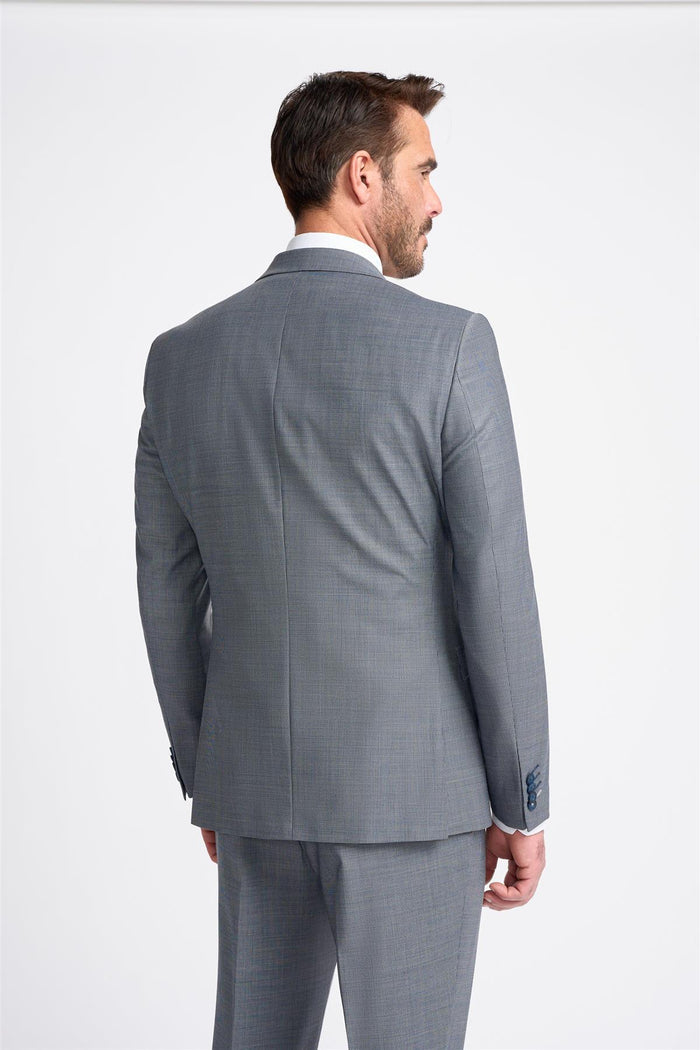 Cavani Bond Puppy Tooth Men’s Wool Blend 3 Piece Tailored Suit