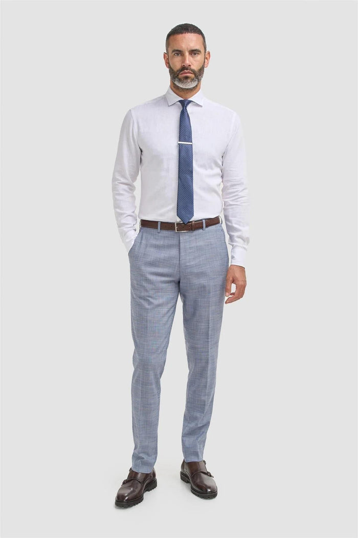 Cavani Camden Blue 3 Piece Suit – Men’s Slim Fit Wedding & Formal Suit