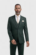 Cavani Malibu Forest Green Three Piece Suit