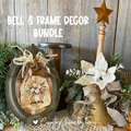 Christmas Bell and Frame Decor Bundle