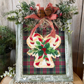 Christmas Candy Cane Decor 8x10 Frame