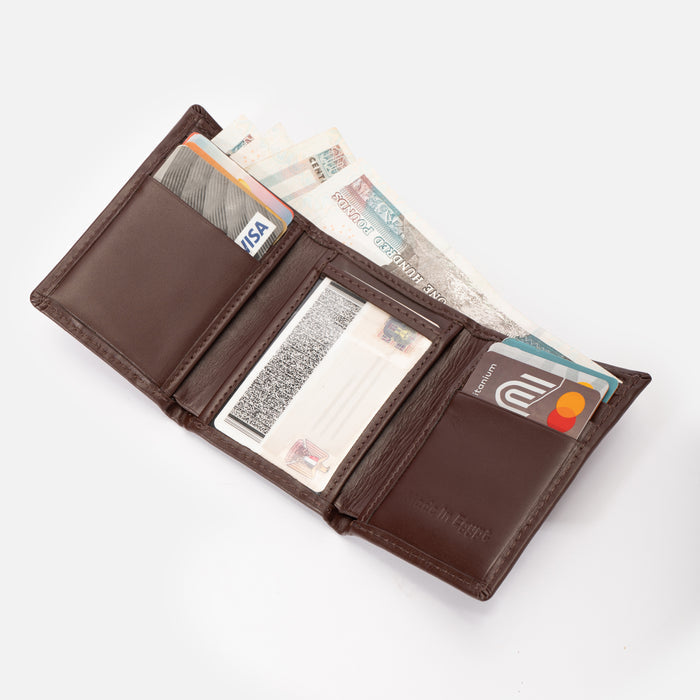 Classic Trifold wallet | Full Black Brown