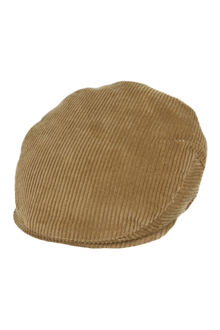 COTTON CORDUROY FLAT CAP