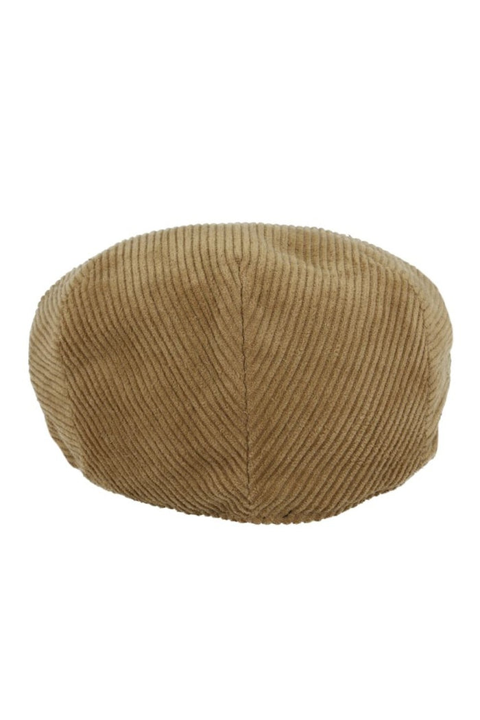 COTTON CORDUROY FLAT CAP