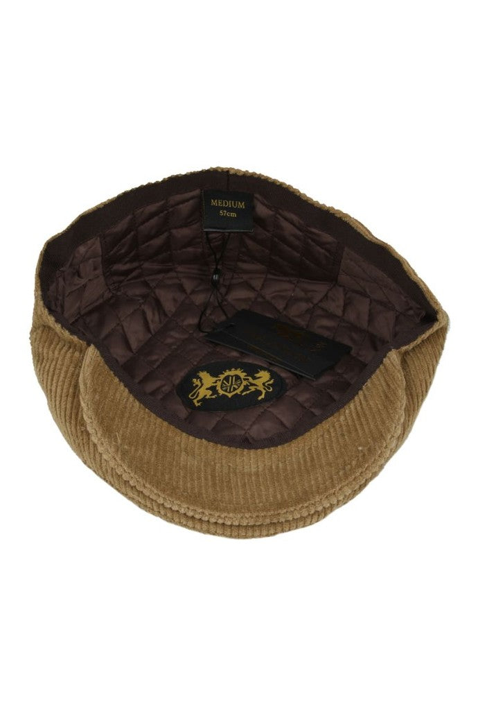 COTTON CORDUROY FLAT CAP