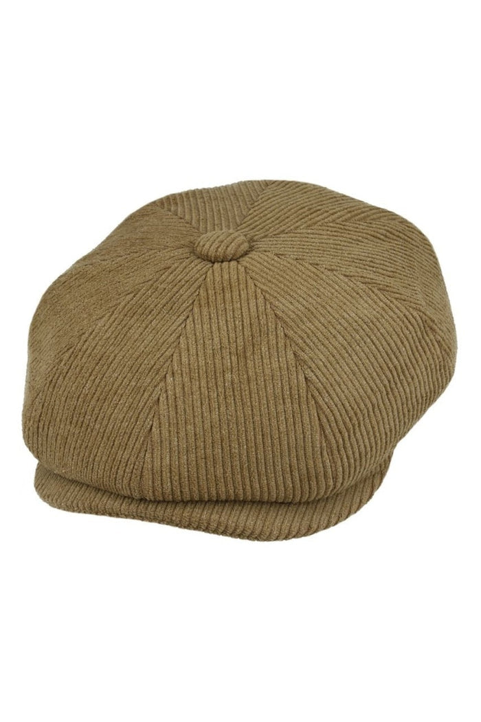 COTTON CORDUROY NEWSBOY FLAT CAP