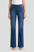 Denim Pull-On Flare Bootcut Jeans, Denim | Ming Wang