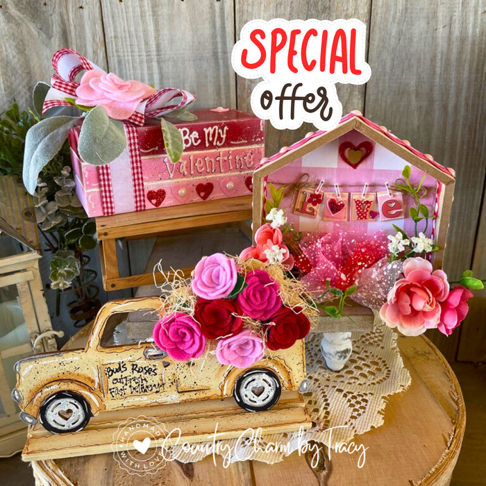 From the Vault – Blush Pink & Ivory Valentine Set #4