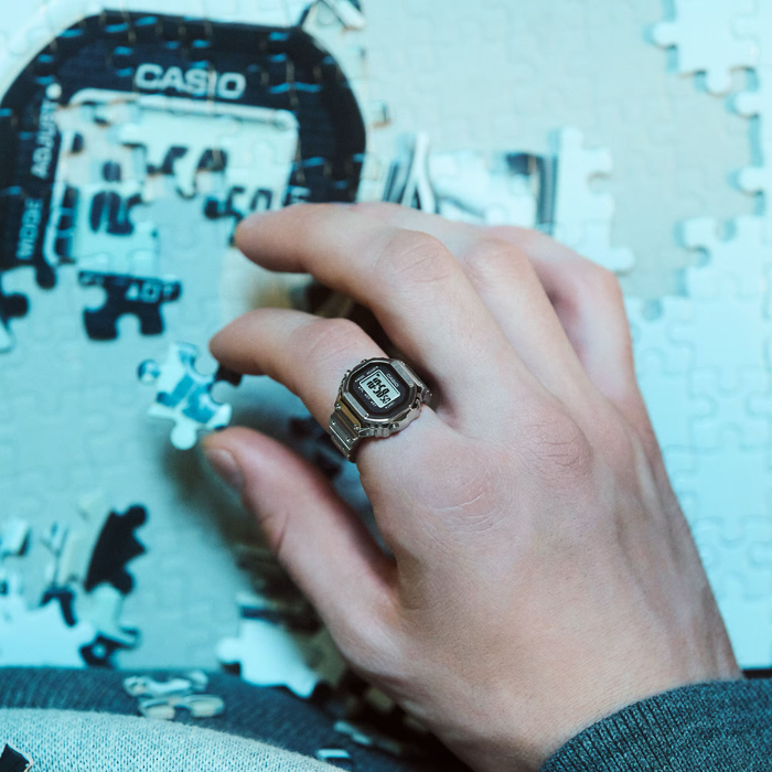 Casio Ring Watch Silver