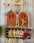 Gingy Couple • 1" Pine Door Hanger • Designed by Tracy