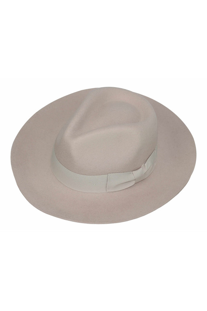 Gladwin Bond 100% Wool Cream Fedora Stiff Hat