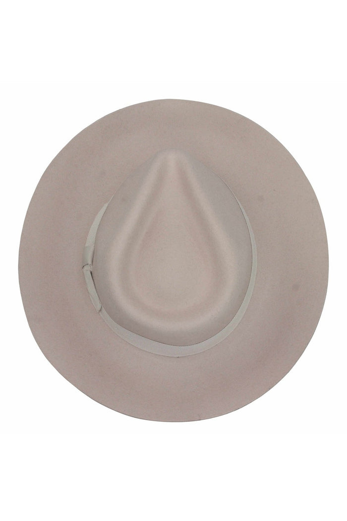 Gladwin Bond 100% Wool Cream Fedora Stiff Hat