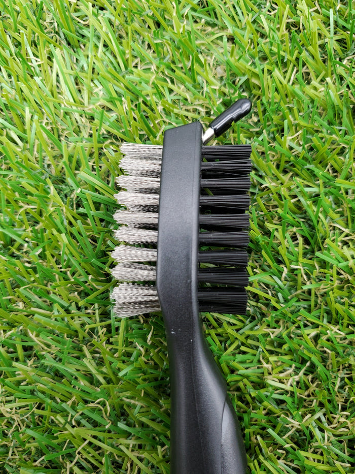 GOLF CLUB BRUSH - EXTENDABLE/2 SIDED/WITH CLIP