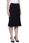 Gored Pull-On Knit Skirt | Ming Wang
