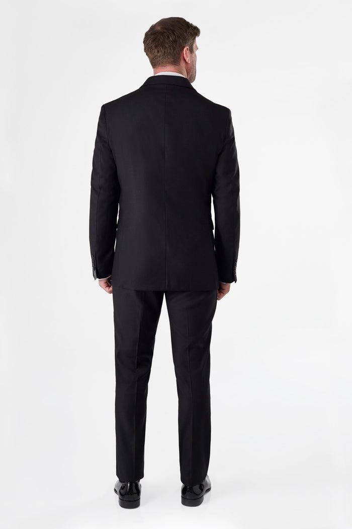 GRAHAM - BLACK DOUBLE BREASTED SUIT