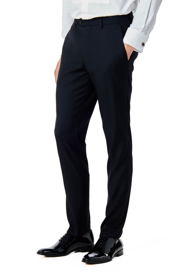 GREG – NAVY BLUE 3 PIECE TUXEDO WEDDING SUIT