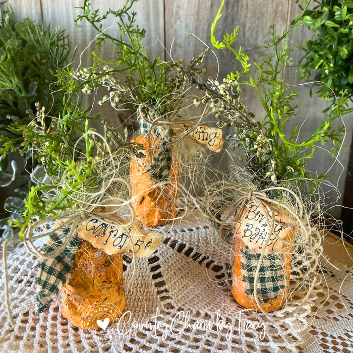 Grubby Carrots - Set of 3