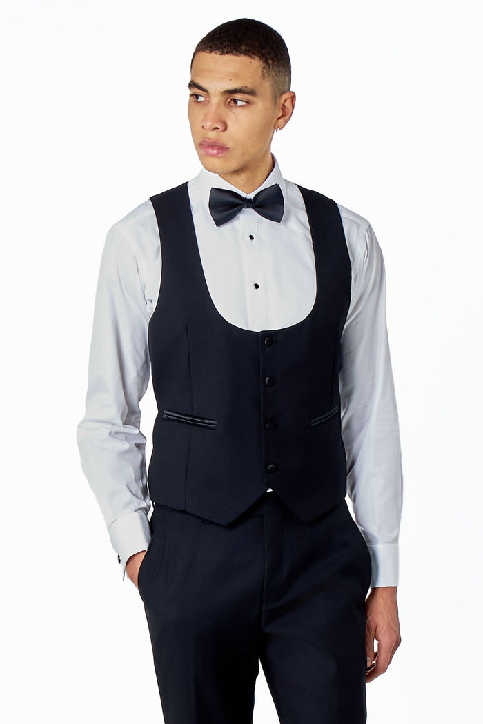 HENRY – WHITE 3 PIECE TUXEDO SUIT DAMASK FLOCKED JACQUARD PRINTED