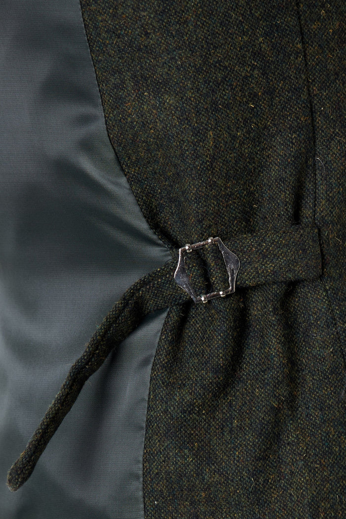 JIM - TWEED GREEN WAISTCOAT