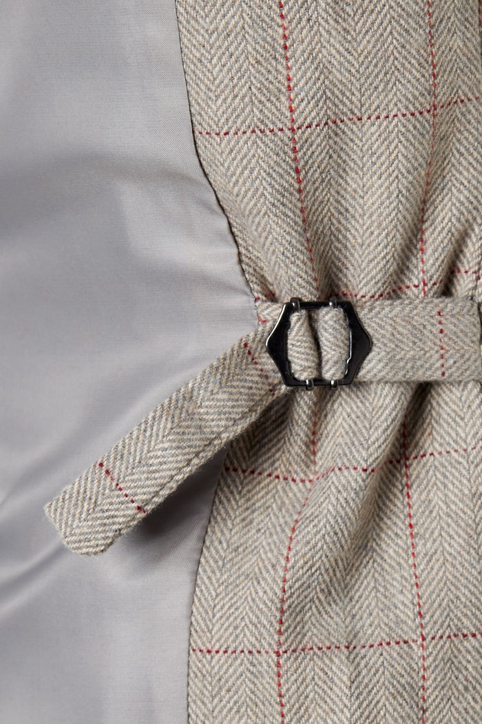 KANO – HERRINGBONE DOUBLE BREASTED WAISTCOAT