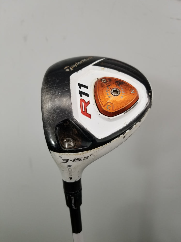 LEFTY 2011 TAYLORMADE R11 3 WOOD 15.5* REGULAR FUJIKURA BLUR 70 FAIR