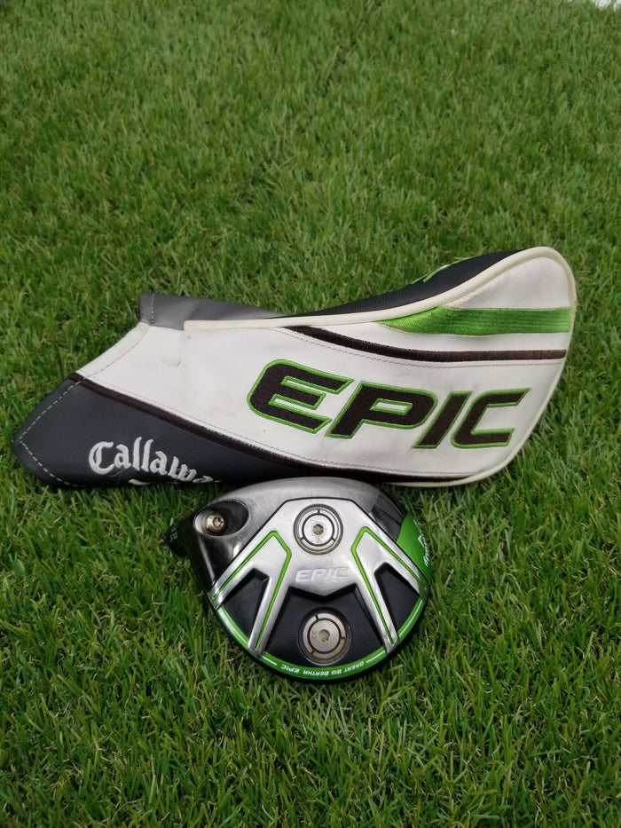 LEFTY 2017 CALLAWAY GBB EPIC SUB ZERO 3 WOOD 13.5* CLUBHEAD ONLY + HC GOOD
