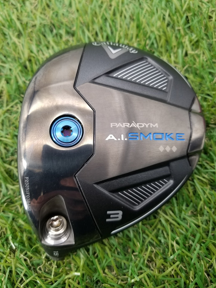 LEFTY 2024 CALLAWAY PARADYM AI SMOKE TRIPLE DIAMOND TOUR 3 WOOD CLUBHEAD DEMO