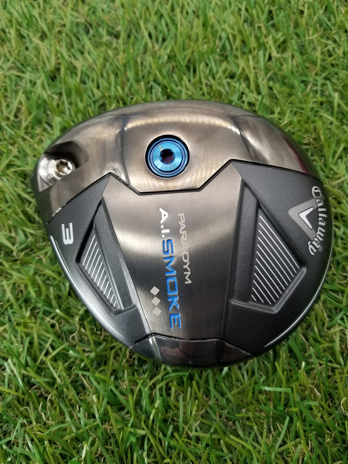 LEFTY 2024 CALLAWAY PARADYM AI SMOKE TRIPLE DIAMOND TOUR 3 WOOD CLUBHEAD DEMO