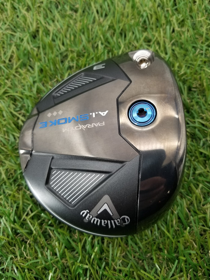 LEFTY 2024 CALLAWAY PARADYM AI SMOKE TRIPLE DIAMOND TOUR 3 WOOD CLUBHEAD DEMO
