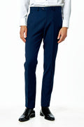 Men's Louis Navy Jacquard Single Breasted 5-Piece Tuxedo Suit Bundle
