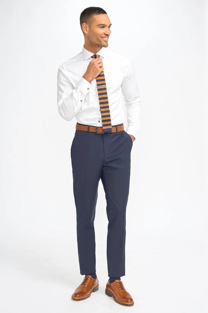 MALIBU – NAVY BLUE TAILORED SUIT TROUSER