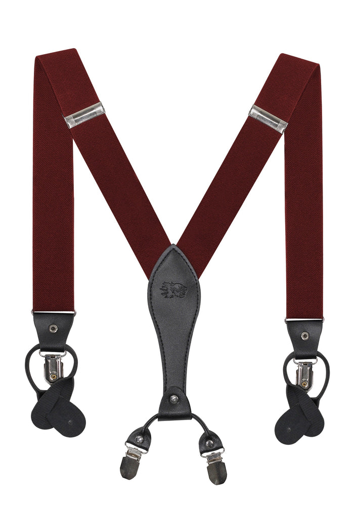 MAROON ADJUSTABLE CLIP ON BRACES