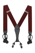 MAROON ADJUSTABLE CLIP ON BRACES