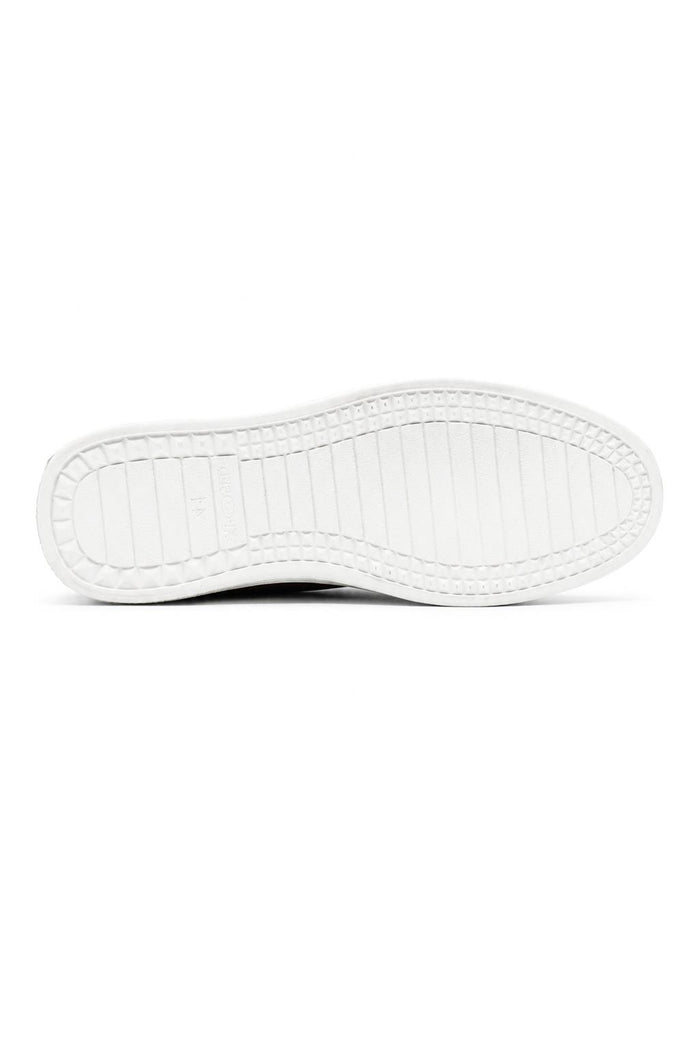 Men’s Coffee Brown Faux Leather Slip-On Trainers