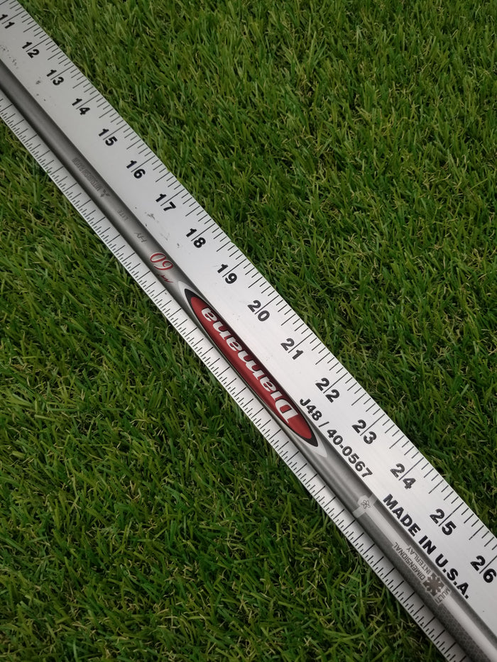 MITSUBISHI DIAMANA M+60 RED HYBRID SHAFT LITE FLEX .370 PREPPED 37" VERYGOOD
