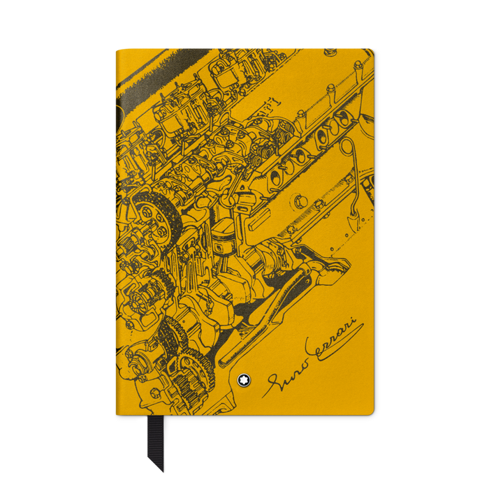 Montblanc Great Characters Enzo Ferrari Giallo Modena Lined Notebook