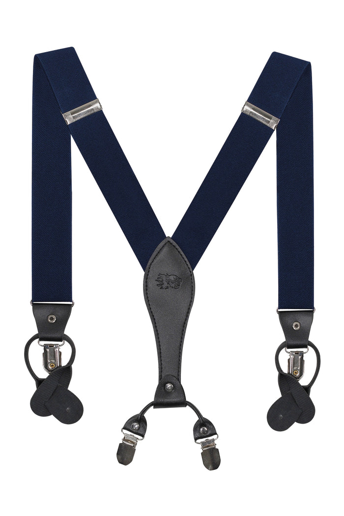NAVY ADJUSTABLE CLIP ON BRACES