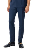 NURU - NAVY BLUE TAILORED DRESS SUIT TROUSERS