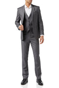 PIN STRIPE GREY SUIT