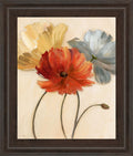 Poppy Palette I By Nan - Framed Print Wall Art - Beige